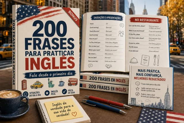 200 Frases para Praticar Inglês