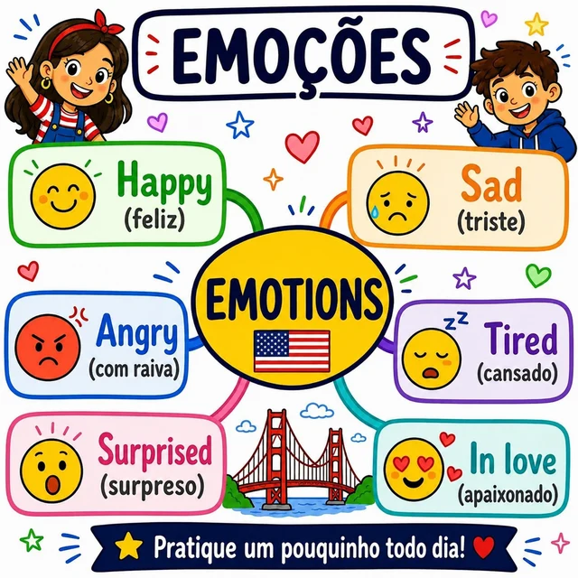 Mapa mental: Emoções